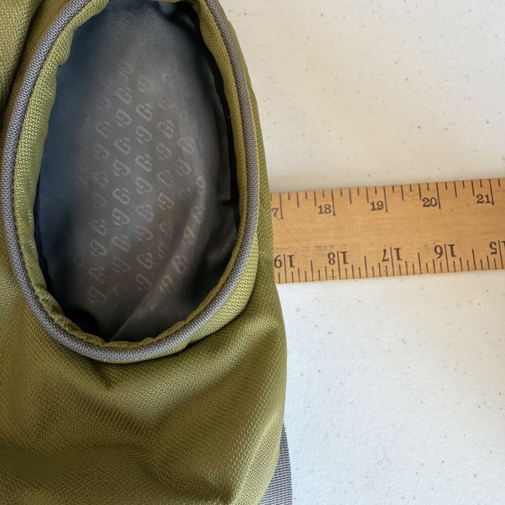 Go Gaga Messenger Diaper Bag Olive Green Gray dad's mom's baby sling purse - Picture 14 of 16